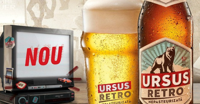 URSUS lansează noua bere URSUS RETRO  care readuce distracția legendară de altădată
