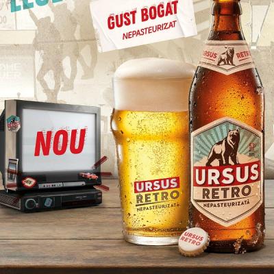 URSUS lansează noua bere URSUS RETRO  care readuce distracția legendară de altădată