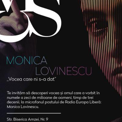 ANUNȚĂM DESCHISĂ OFICIAL EXPOZIȚIA MANIFEST  MONICA LOVINESCU,   „VOCEA CARE NI S-A DAT” 