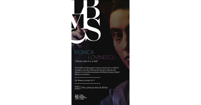 ANUNȚĂM DESCHISĂ OFICIAL EXPOZIȚIA MANIFEST  MONICA LOVINESCU,   „VOCEA CARE NI S-A DAT” 