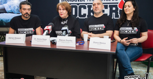 Peste 1.000 de români cu sânge de rocker au descărcat aplicația Donorium, în primele 4 zile ale campaniei Morning Glory și ROCK 