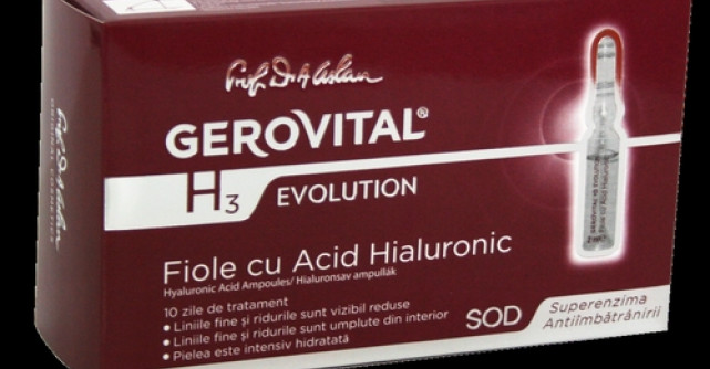 Gama Gerovital H3 Evolution vine cu un produs nou