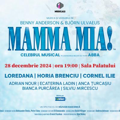 Mamma Mia!, cel mai faimos musical din România, revine la Sala Palatului pe 28 decembrie