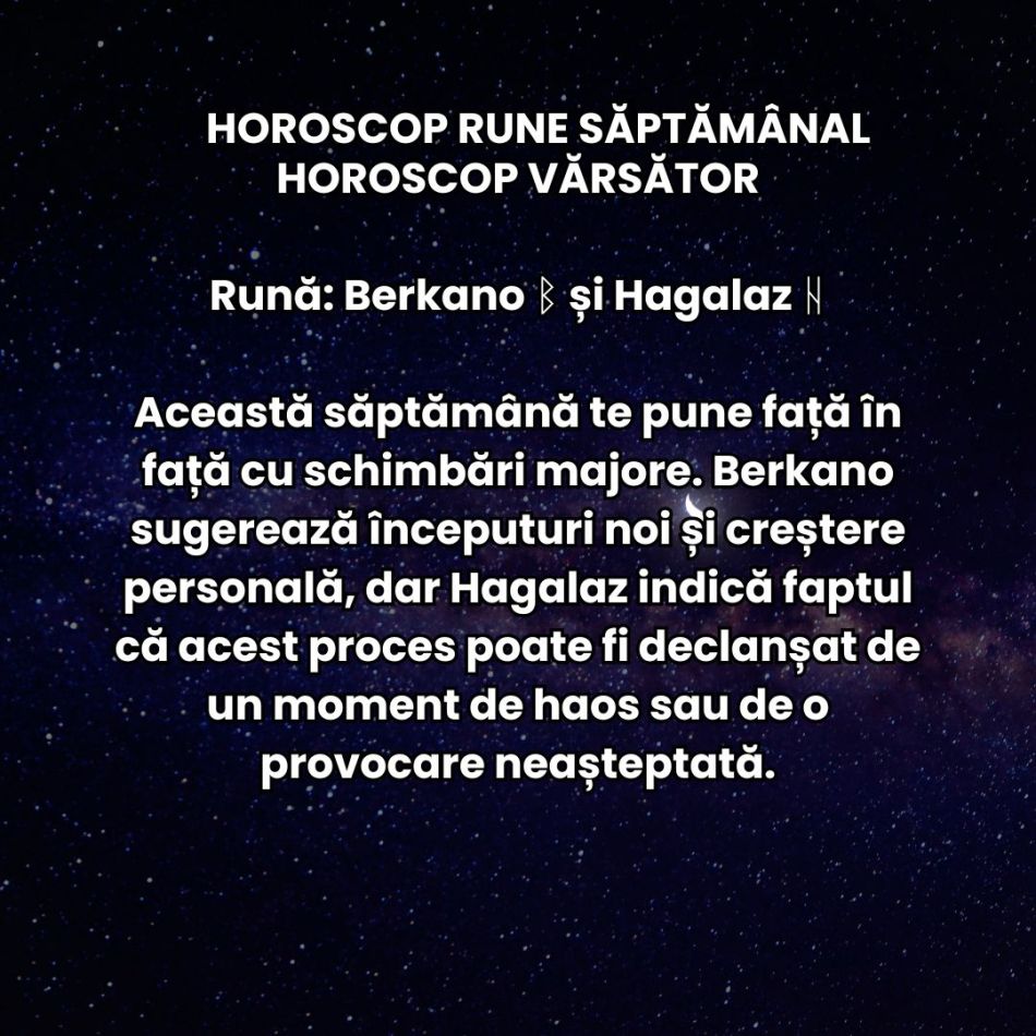 Horoscop Rune săptămâna 16-22 decembrie 2024: Mesajul Runelor cu ocazia Solstițiului de Iarnă