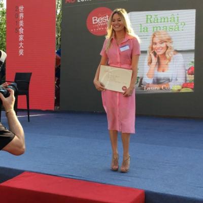 Laura Cosoi a adus in Romania premiul Gourmand!