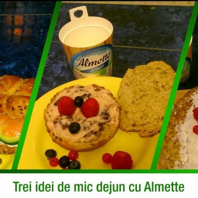 Trei idei de mic dejun cu Almette