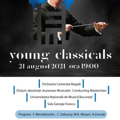 Concert extraordinar Young Classicals la Universitatea Națională de Muzică București pe data de 21 august 2021! 