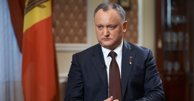 Igor Dodon contestă rezultatele alegerilor din Republica Moldova