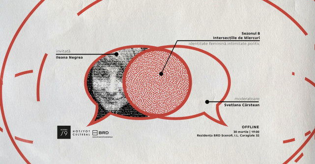 Poeta Ileana Negrea deschide noul sezon offline al Intersecțiilor de Miercuri, la Rezidența BRD Scena9