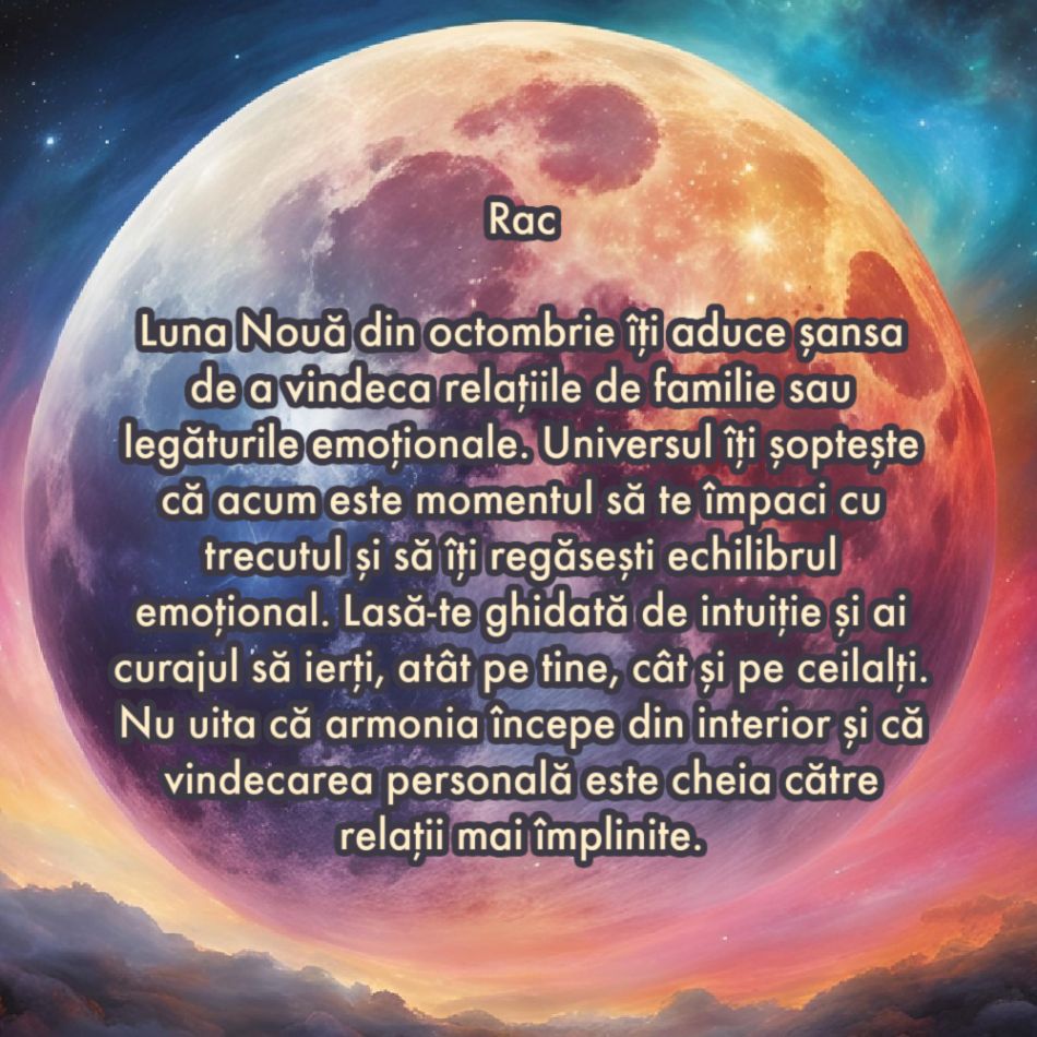 Luna Nouă din Octombrie are puterea de a schimba destine. Sfatul Universului pentru fiecare zodie în parte