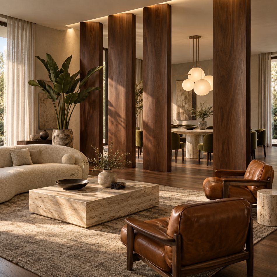 Spațiul dintre living și dining poate deveni vedeta casei: 5 idei elegante de separare fără să construiești un perete