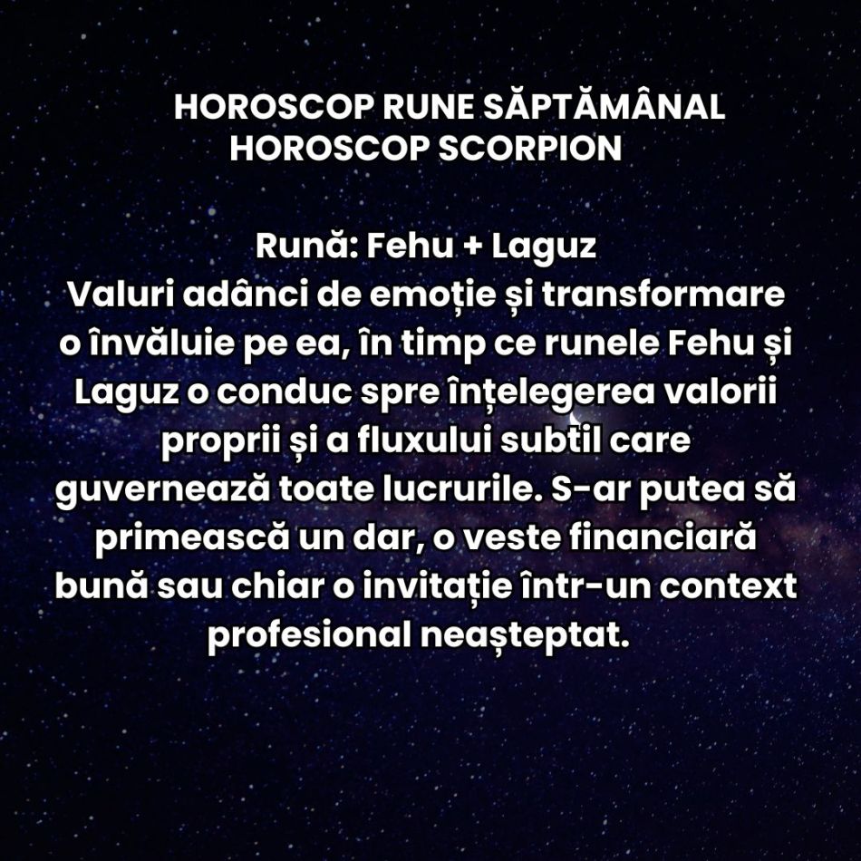 Horoscop Rune săptămâna 7-13 iulie 2025: Realitatea se înnoadă cu fantezia în mijlocul verii. Trecutul și viitorul se ciocnesc.