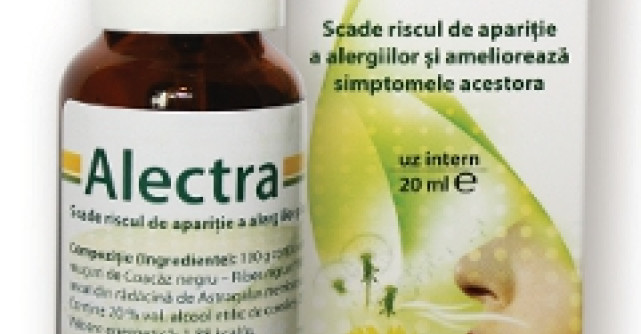 Alectra - scade riscul de aparitie a alergiilor 