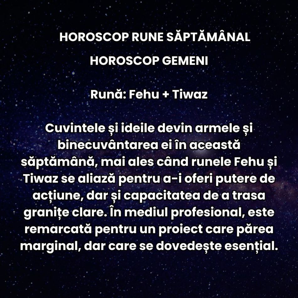 Horoscop Rune săptămâna 7-13 iulie 2025: Realitatea se înnoadă cu fantezia în mijlocul verii. Trecutul și viitorul se ciocnesc.