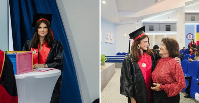 Monica Bîrlădeanu a absolvit Facultatea de Psihologie: Cred în demnitatea de-a căuta. Imagini emoționante de la absolvire