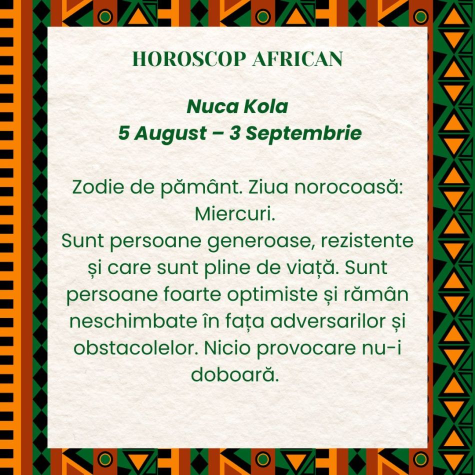 Horoscop African. Puterea Ancestrală a fiecărei zodii