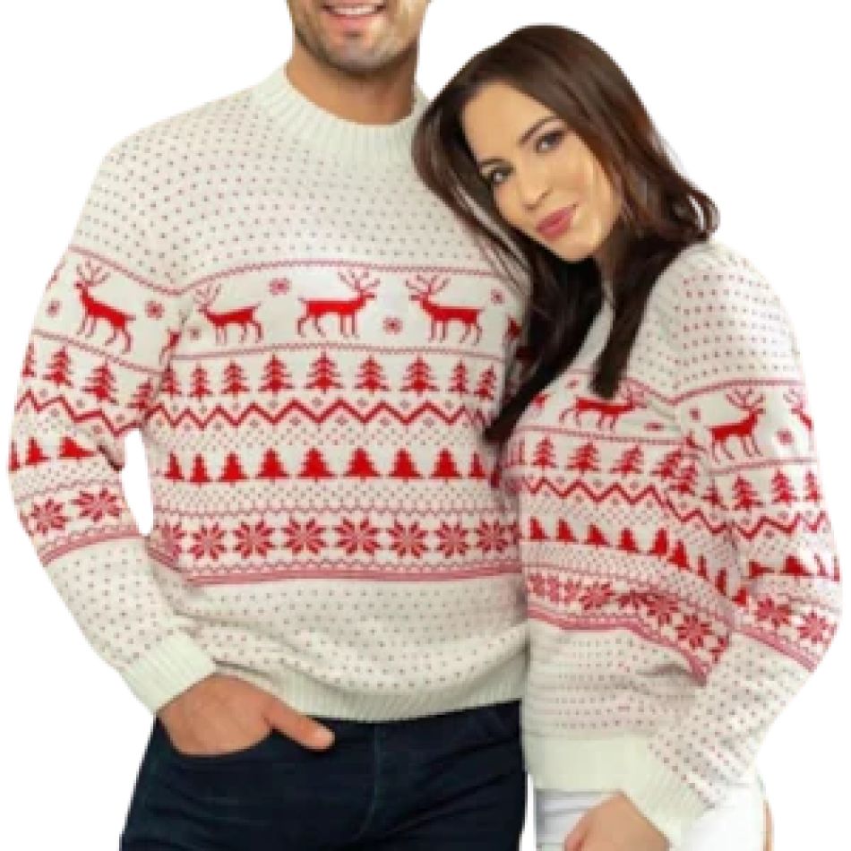 10  pulovere de Crăciun: Veselie pentru toată familia