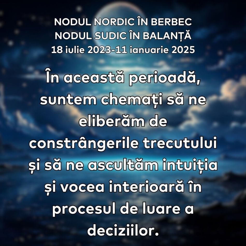 Pe 18 iulie, Universul ne revoluționează viețile, odată cu intrarea Nodurilor Lunare în Berbec și Balanță