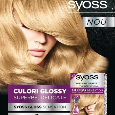 Syoss lanseaza o noua gama de colorare a parului Syoss Gloss Sensation: culori glossy, superbe, delicate