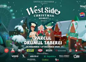 MAGIA SĂRBĂTORILOR RENAȘTE LA ,,WEST SIDE CHRISTMAS MARKET”, TÂRGUL DE CRĂCIUN ORGANIZAT DE UNTOLD UNIVERSE ÎN BUCUREȘTI