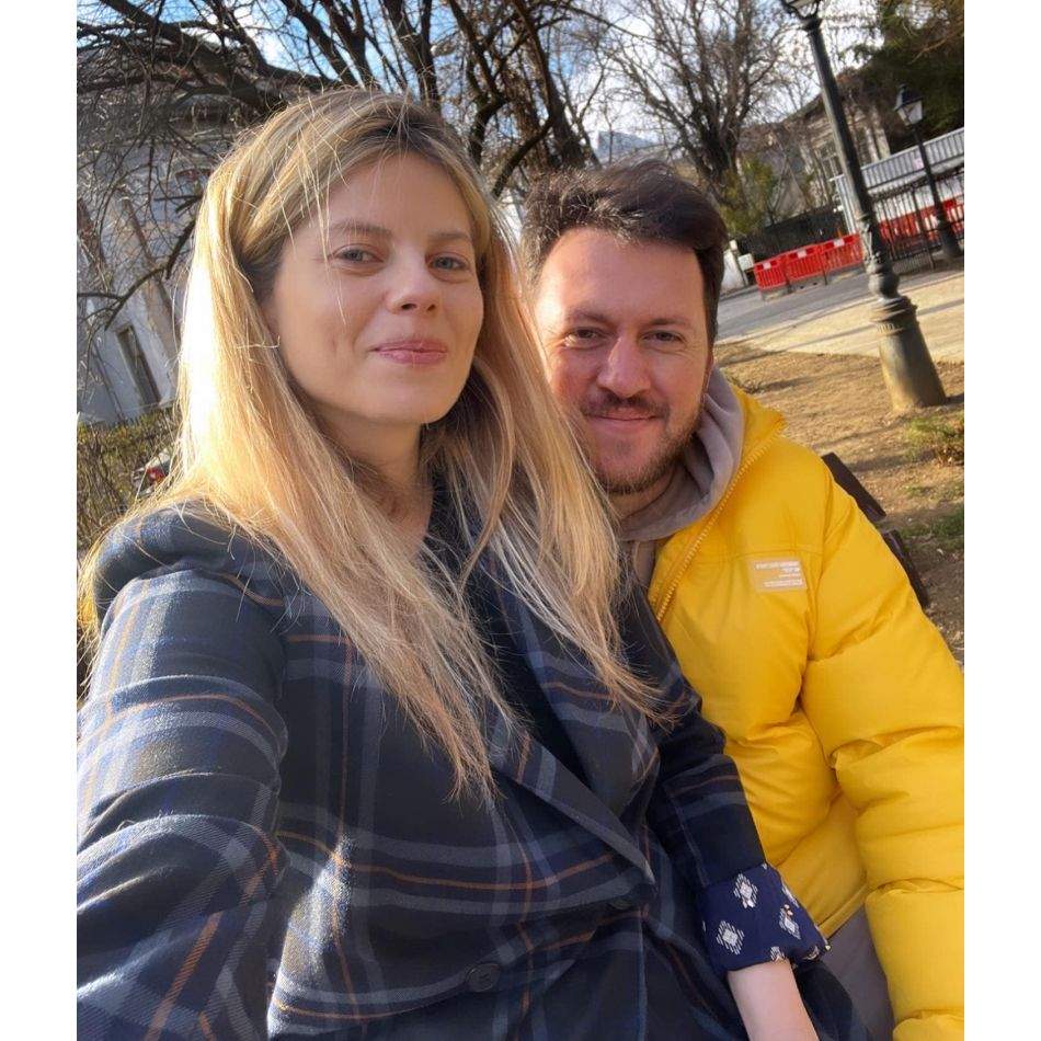 Roxana Hulpe și-a botezat fetița la biserica unde slujește tatăl ei. Cosmin Stan a fost nașul de botez al micuței