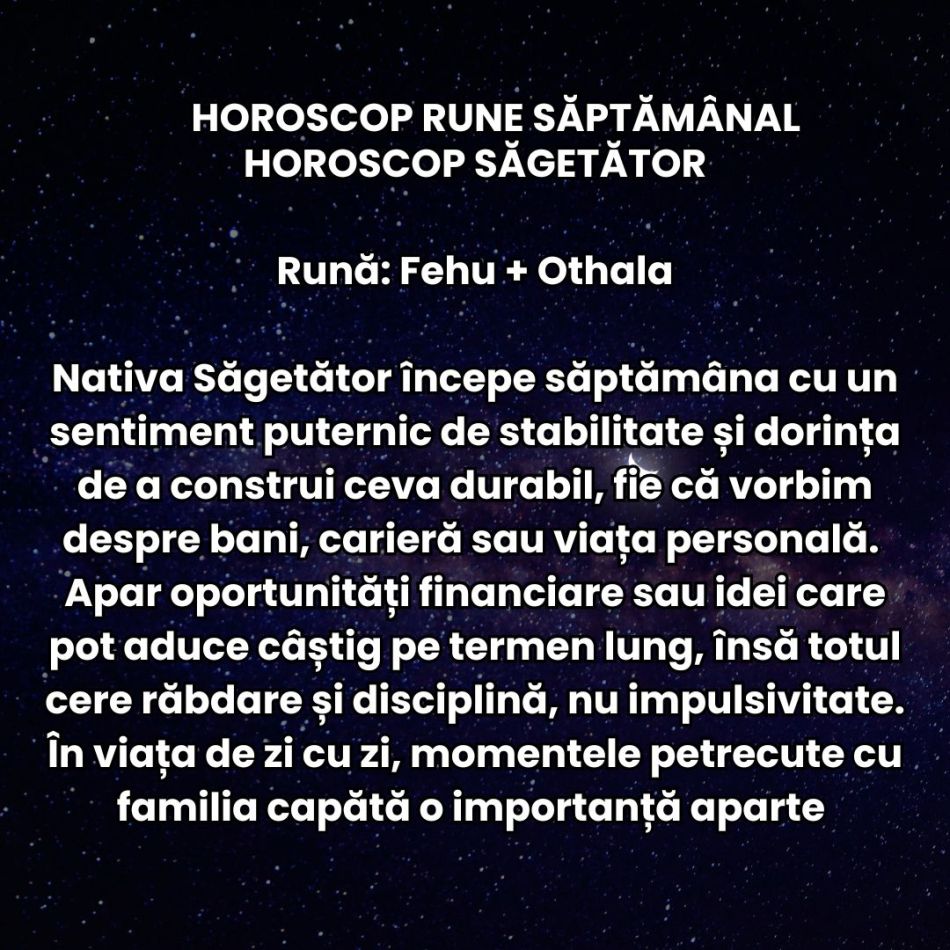 Horoscop Rune săptămâna 20-26 aprilie 2026: Nu mai acceptăm compromisuri ieftine. Ambiția și încăpățânarea colectivă cresc 