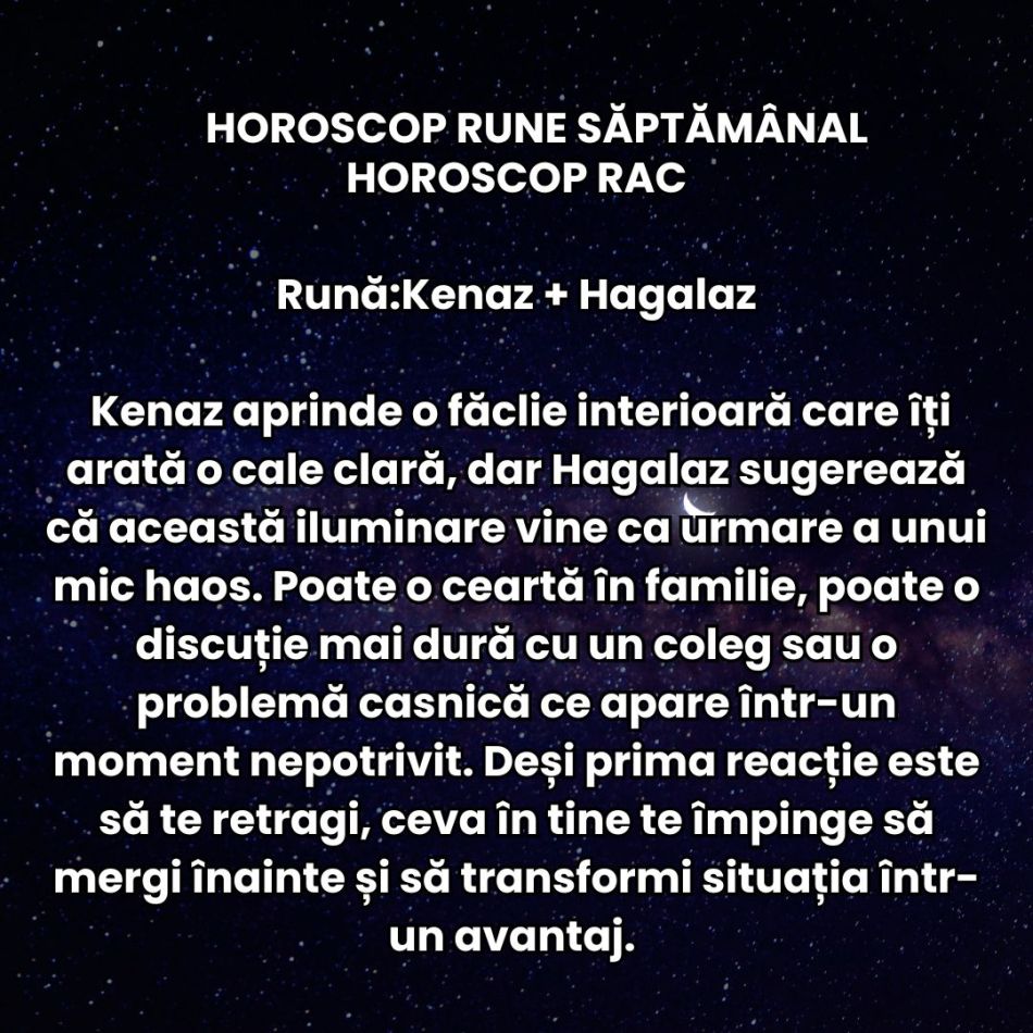 Horoscop Rune săptămâna 12-18 ianuarie 2026: Universul nu ne mai întreabă dacă suntem pregătiți, ci ne forțează să acționăm ACUM