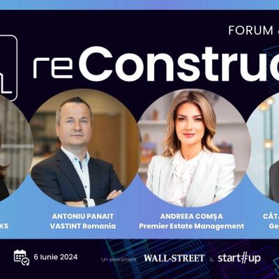 reConstruct Forum & Gala 2024 - Evenimentul în care aflăm starea pieței imobiliare și care sunt campionii industriei