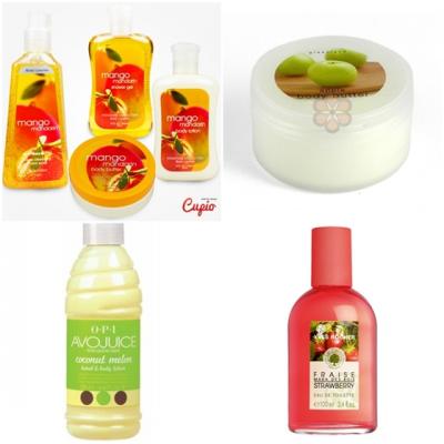 Arome fructate: Produse cosmetice cu fructe
