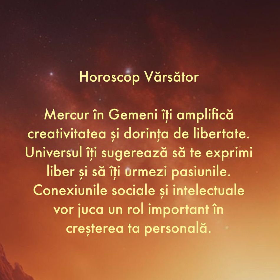 Pe 3 iunie Mercur a intrat în Gemeni. Sfatul Universului pentru fiecare zodie în parte