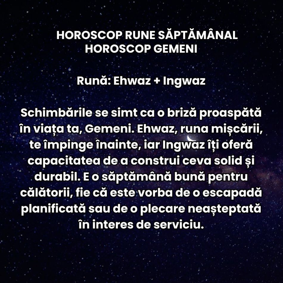 Horoscop Rune săptămâna 24 februarie–2 martie 2025: Săptămâna Dragobetelor și Mărțisorului ne aduce promisiunea noului început!
