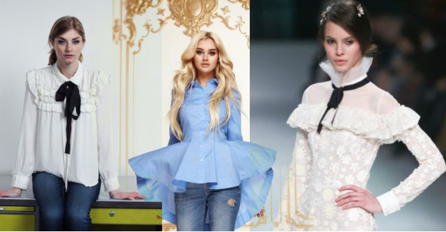 Cum porți bluze romantice cu volane în ținute office: ținute feminine la birou