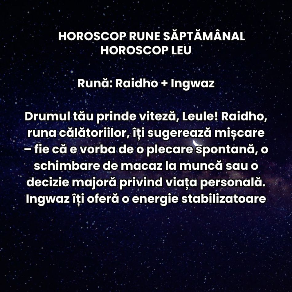 Horoscop Rune săptămâna 10-16 februarie 2025: Vârtejul cosmic se intensifică și aduce emoții puternice cu Luna Plină în Leu!