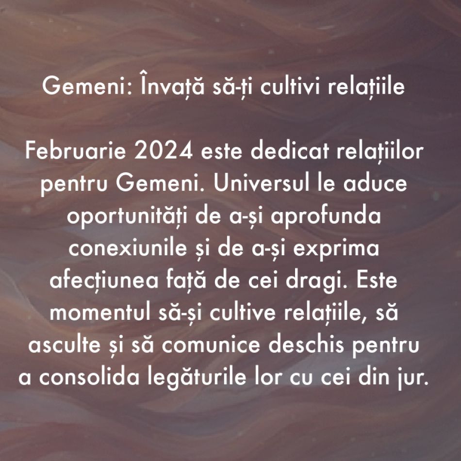 Ce te învață Universul în luna Februarie 2024 în funcție de zodia în care te-ai născut