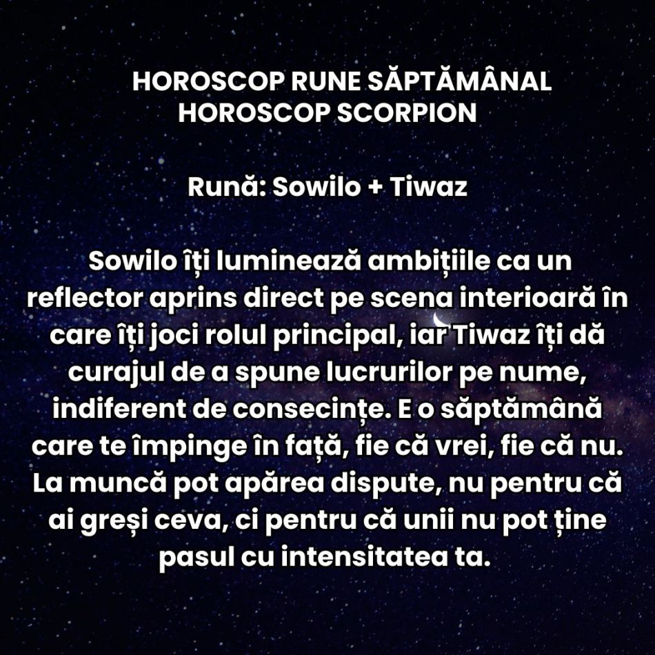 Horoscop Rune săptămâna 29 dec-4 ian 2026: Luna Plină în Rac ne alină oboseala și ne oferă resursele pentru an plin de reușite