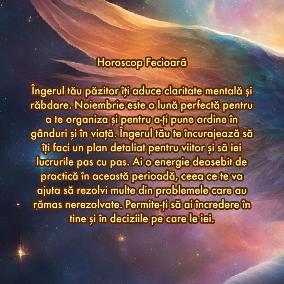 Ultima lună de toamnă aduce daruri magice. Mesajul îngerului păzitor pentru zodia ta pentru noiembrie