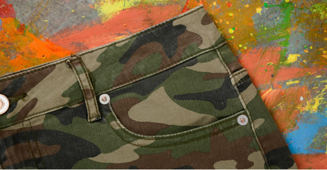 Fusta camuflaj: 3 posibilitati de purtare