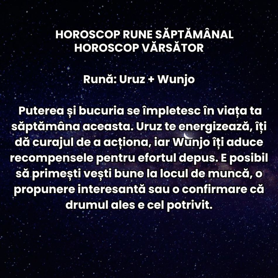 Horoscop Rune săptămâna 8-14 decembrie 2025: Emoțiile se simt intens și pendulăm între extreme sentimentale