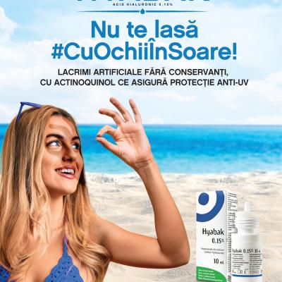Laboratoires Théa România lansează campania Hyabak nu te lasă #CuOchiiÎnSoare!