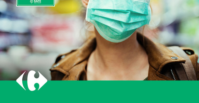 Magazinele Carrefour, la standarde internaționale de siguranță împotriva COVID-19