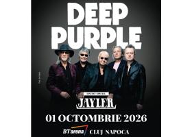 DEEP PURPLE | Concert în România, în data de 1 octombrie 2026