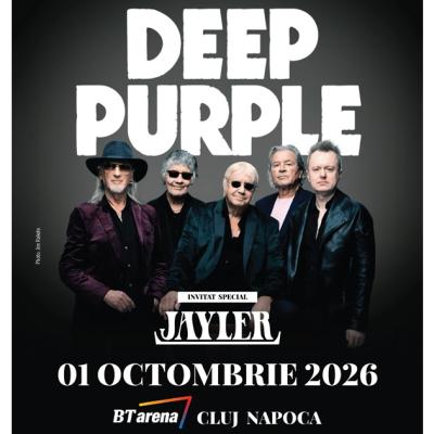 DEEP PURPLE | Concert în România, în data de 1 octombrie 2026