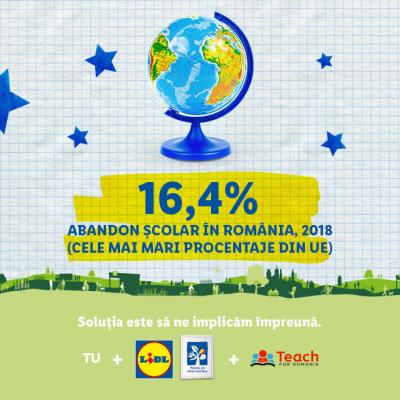 Lidl continua investitiile in educatie si sustine Teach for Romania