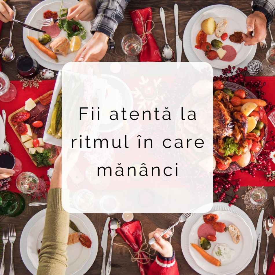 Cum să mănânci de sărbători fără să te îngrași