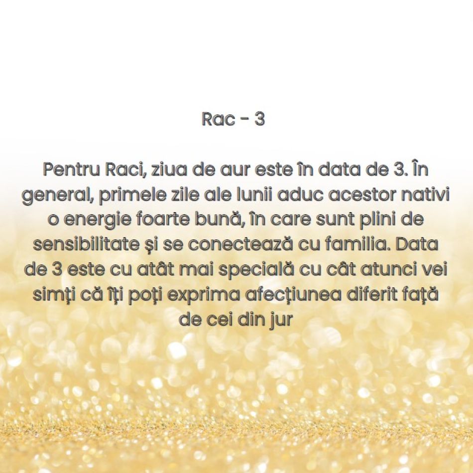 Ziua de aur: Care este ziua cu cel mai mare impact din lună, în funcție de zodie