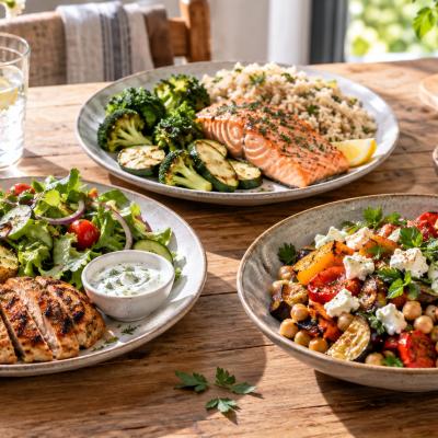 3 idei de prânz sub 500 de calorii care arată ca o masă adevărată, nu ca o porție la dietă