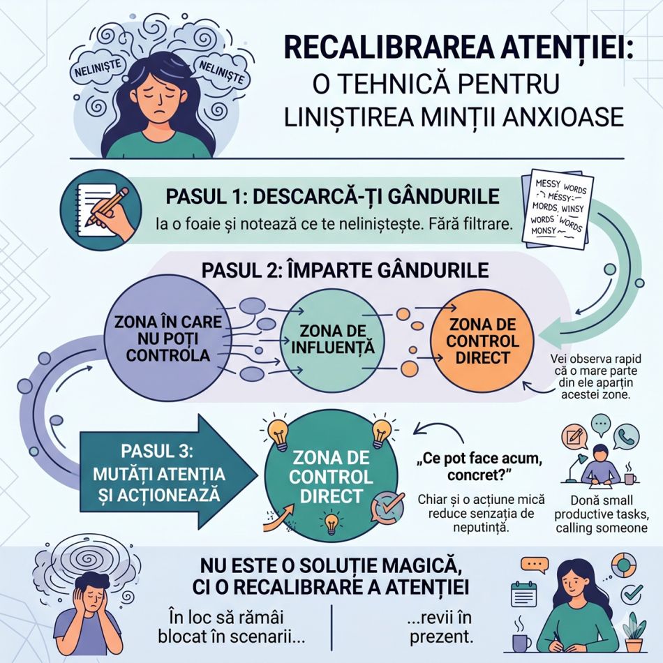 Când societatea pare că o ia razna și viitorul e incert, acest truc îți va liniști agitația interioară