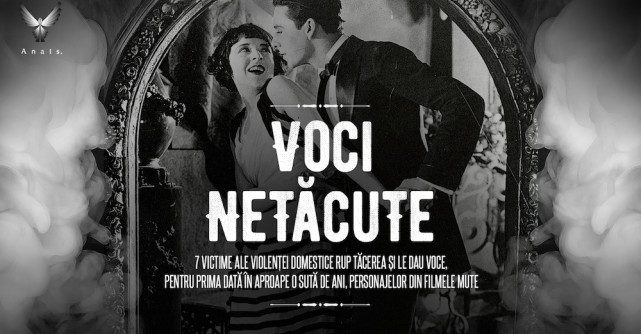 Filmele mute prind voce. 7 victime ale violenței domestice rup tăcerea și dublează filmele mute pentru a-și spune povestea