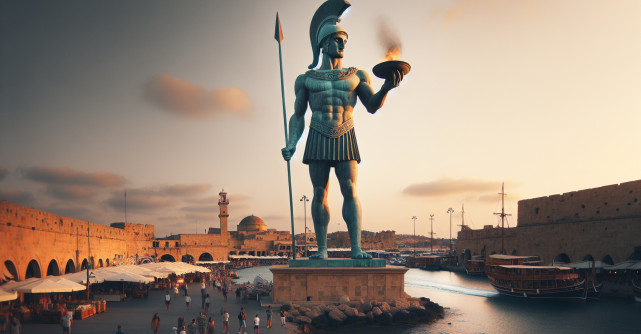 Colosul din Rodos - o minune a lumii antice