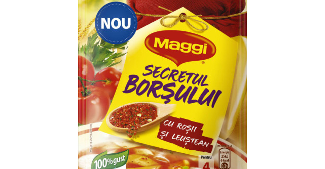 MAGGI Secretul Borsului: acum cu rosii si leustean!                                     